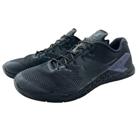 Nike Metcon 4 PREM Shoes Mens Size 13 Cross-Fit Gym Workout AH7454-001 Black