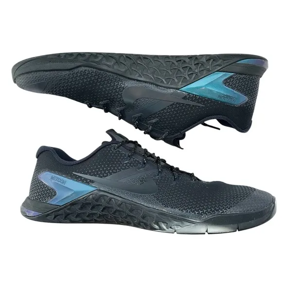 Nike Metcon 4 PREM Shoes Mens Size 13 Cross-Fit Gym Workout AH7454-001 Black