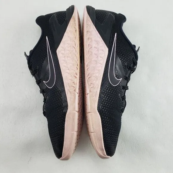 Nike Metcon 4 Training Shoes Mens 9.5 Black Pink Cross Fit Sneaker AH7453-011