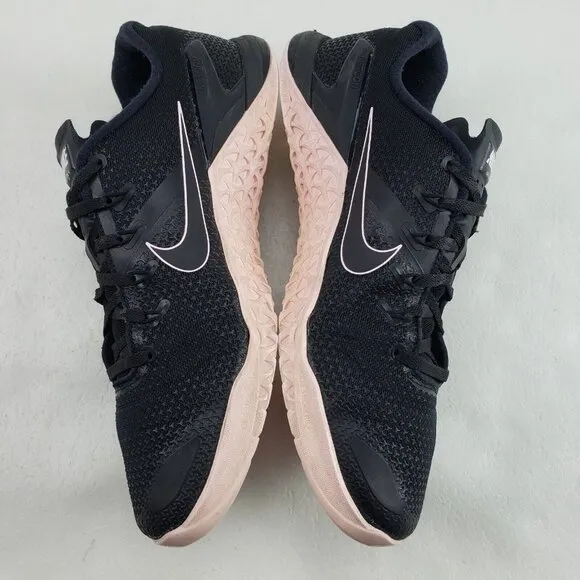 Nike Metcon 4 Training Shoes Mens 9.5 Black Pink Cross Fit Sneaker AH7453-011
