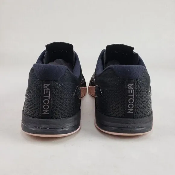 Nike Metcon 4 Training Shoes Mens 9.5 Black Pink Cross Fit Sneaker AH7453-011