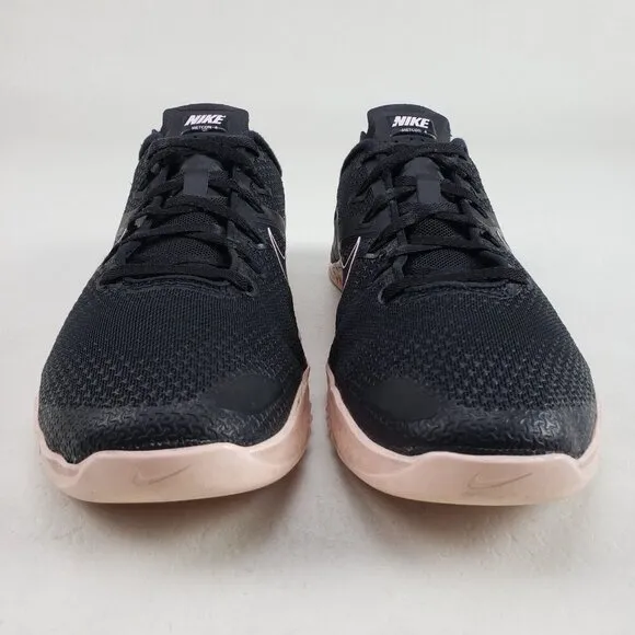 Nike Metcon 4 Training Shoes Mens 9.5 Black Pink Cross Fit Sneaker AH7453-011