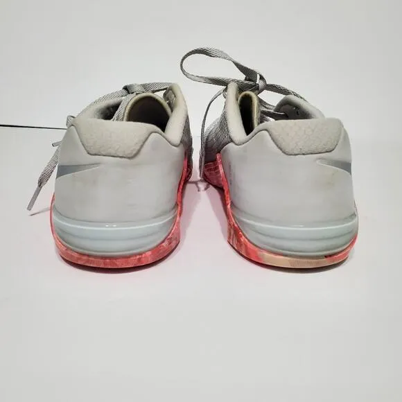 Nike Metcon 5 Grey Pink Cross Training Weightlifting Crossfit Shoe Womens Size 9