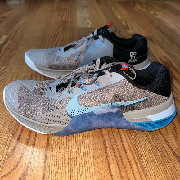 Nike Metcon 7 AMP Stone Blue Athletic Training Sneakers DM0259-001 Mens Size 10