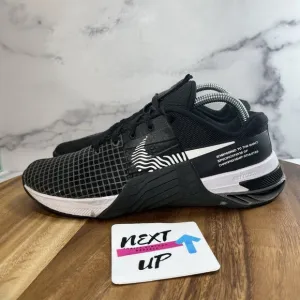 Nike Metcon 8 Women's Size 9 'Black Dark Smoke Grey' Gym Shoes DO9327-001