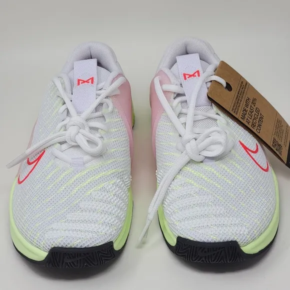 Nike Metcon 9 Women's Size 7.5 White Crimson Volt Gym Shoes DZ2537-101 New