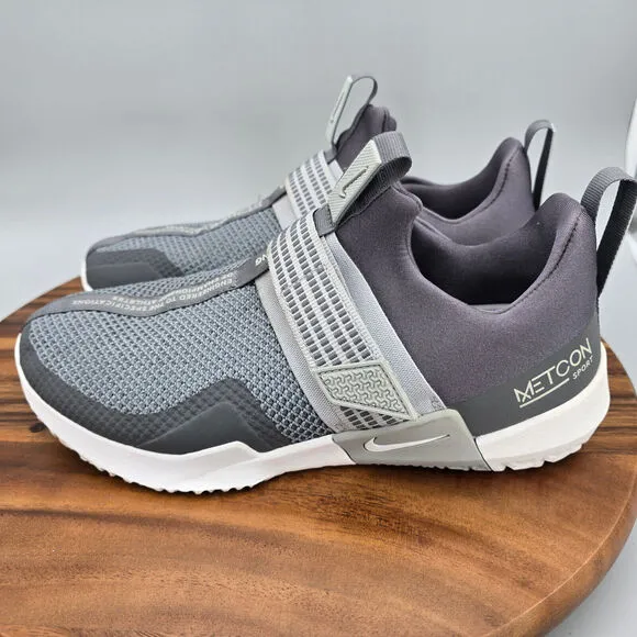 Nike Metcon Sport Shoes Men's 9.5 Gray Athletic Training Gym Workout Sneakers