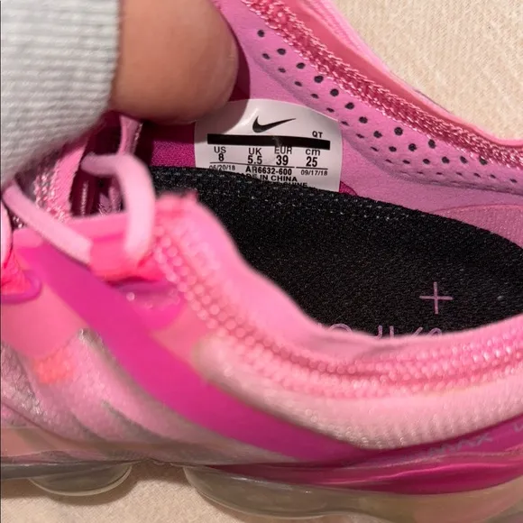 Nike Pink Athletic Shoes with Chunky Design