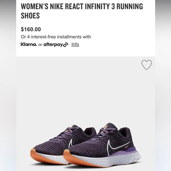 NIKE REACT INFINITY 3 RUNNING SHOES
