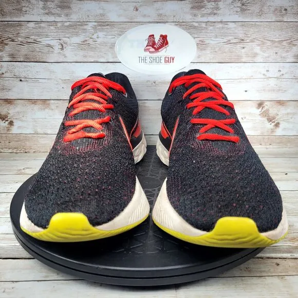 Nike React Men's Size 10.5 Infinity Run Flyknit 3 Black Red Running Shoes