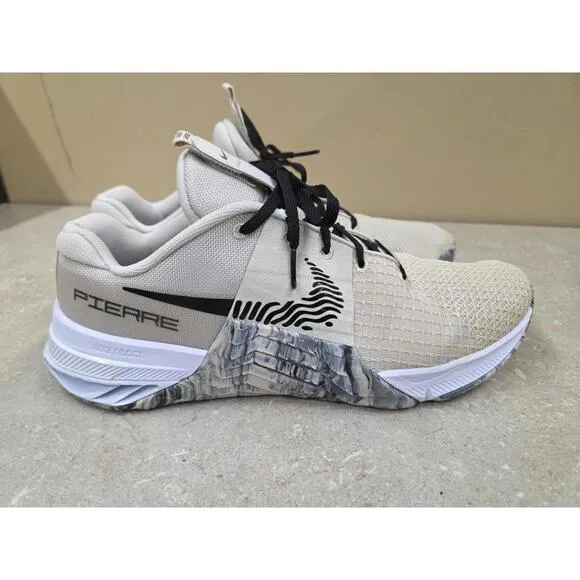 Nike React Metcon 8 By PIERRE HOUDET DV2271-900 Men’s 11 Tan/White Lock Laces