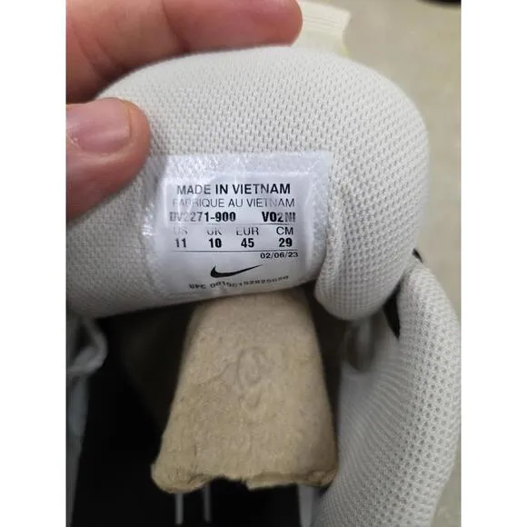 Nike React Metcon 8 By PIERRE HOUDET DV2271-900 Men’s 11 Tan/White Lock Laces