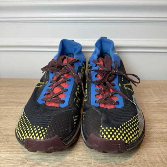 Nike React Pegasus Trail 4 GTX Gore-Tex Black Blue Shoes DJ7926-003 Men's 12 EUC