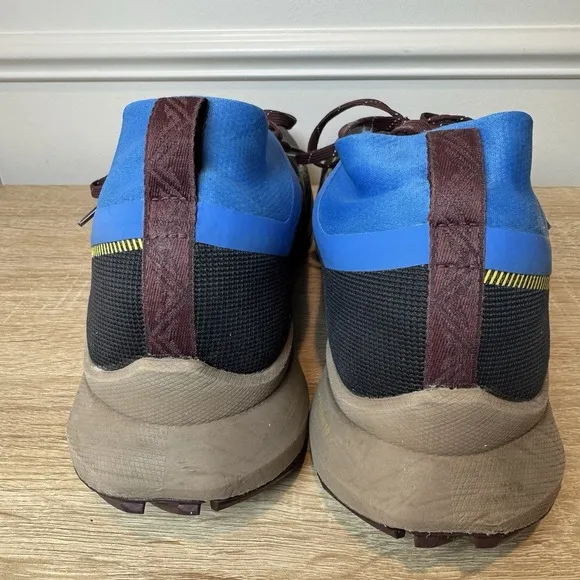 Nike React Pegasus Trail 4 GTX Gore-Tex Black Blue Shoes DJ7926-003 Men's 12 EUC