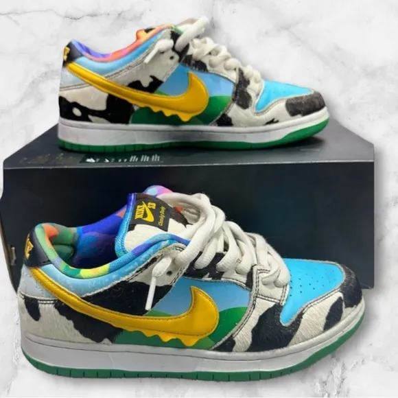 Nike SB Dunk Low Pro x Ben &amp; Jerry’s Collab Chunky Dunky” Size US 5.5