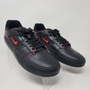 Nike SB Skateboarding Shoes Mens 9.5 Black Ishod Wair Premium Logo Lace Up