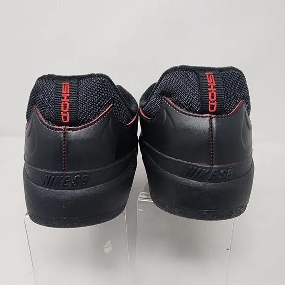 Nike SB Skateboarding Shoes Mens 9.5 Black Ishod Wair Premium Logo Lace Up