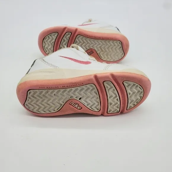 Nike Shoes Baby 7C Girl Gym Sneaker White Pink #309828-161 Vintage