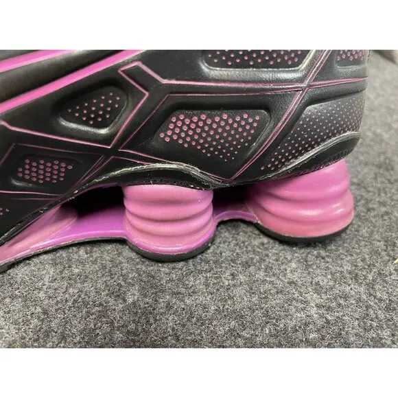 Nike Shox Turbo XII Black Magenta Athletic Shoes Running Gym Women’s Size 9.5