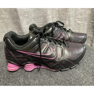 Nike Shox Turbo XII Black Magenta Athletic Shoes Running Gym Women’s Size 9.5