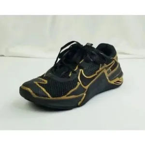 Nike Size 8 Men's Black Gym Metcon 7 Mat Fraser PE Metallic Gold DA8103-007