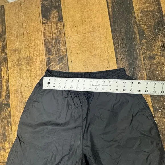 Nike Track Pants Black Zippered Hem Lightweight Athletic Mens Size L