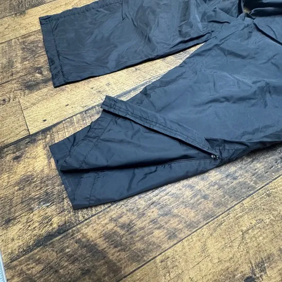 Nike Track Pants Black Zippered Hem Lightweight Athletic Mens Size L