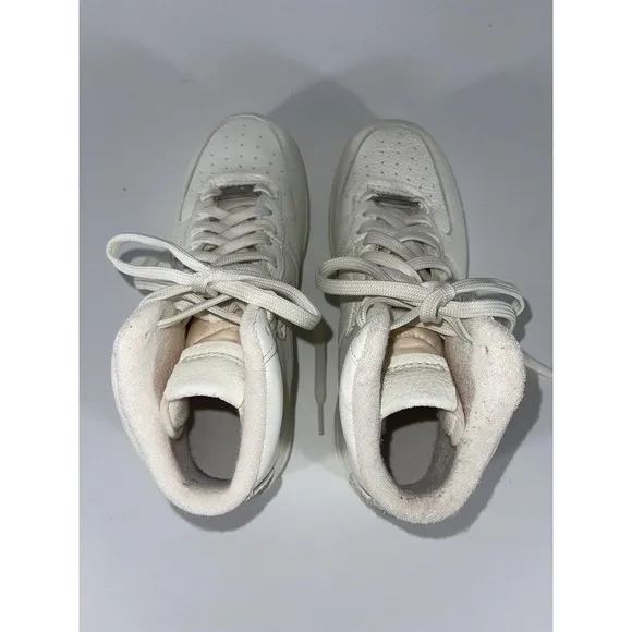 NIKE Women's Air Force 1 High Sculpt Sneaker DC3590-102 Triple Sail -  Sz - 7