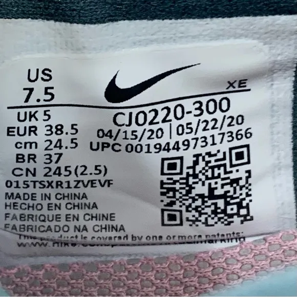 Nike Women's Air Zoom Terra Kiger 6 Multicolor Running/Athletic Shoes - Size 7.5