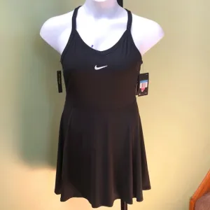 Nike Women's Black Dri-Fit Tennis Dress Medium