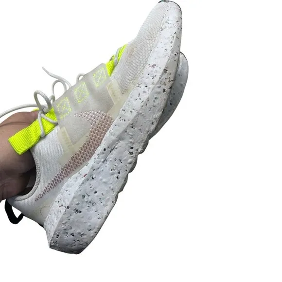 Nike Women's Crater Impact Shoes White Volt Pink Glaze Size 9.5 CW2386-102