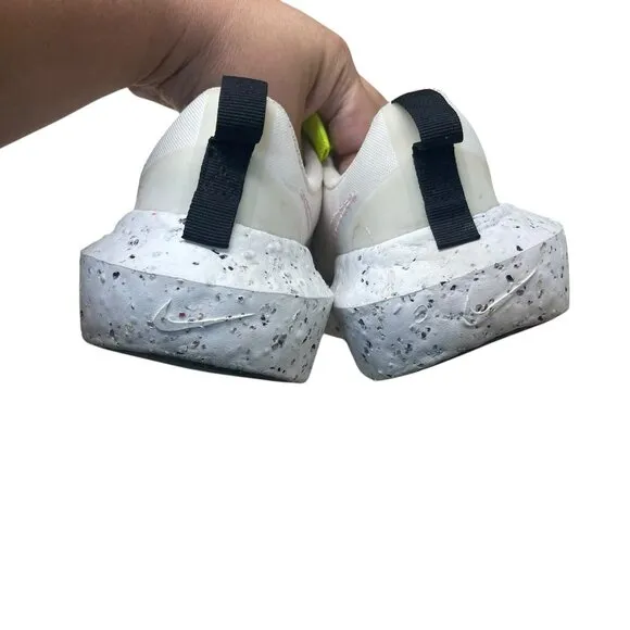 Nike Women's Crater Impact Shoes White Volt Pink Glaze Size 9.5 CW2386-102