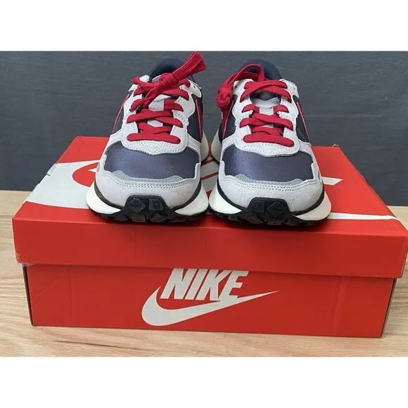 Nike Women’s Phoenix Waffle Shoes Size 7.5 Thunder Blue/Gym Red