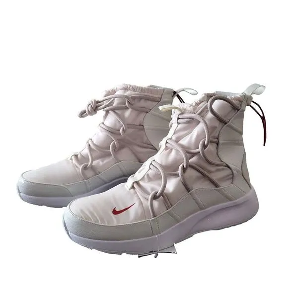 Nike Womens Shoes Beige 8 Tanjun High Rise Bungee Sneakers New