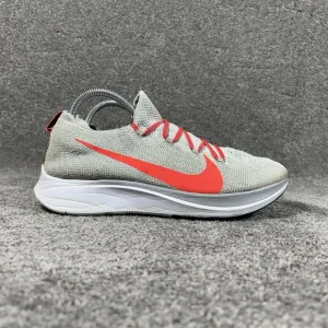 Nike Zoom Fly Flyknit Bright Crimson Gray Running Shoes AR4561-044 Mens Size 9