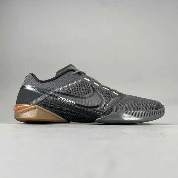 Nike Zoom Metcon Turbo 2 Men’s 13 Iron Grey Black Gum Athletic Shoes Gym Sneaker