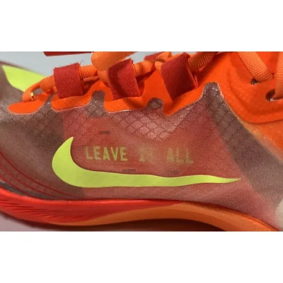 Nike Zoom Victory Xc 5 Cross Country Shoes US7 Total Orange AJ0847-801 NO SPIKES