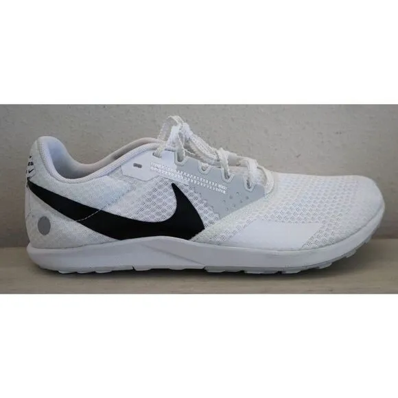 Nike DX7998-100 Men Sz 9.5 White Zoom Rival Waffle 6 Cross Country Running Shoes