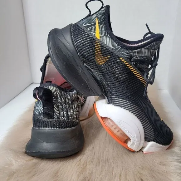 Nike Wmns Air Zoom SuperRep Black Laser Orange Women  Shoes Size 7.5