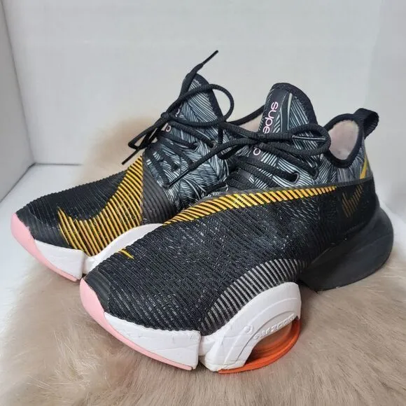 Nike Wmns Air Zoom SuperRep Black Laser Orange Women  Shoes Size 7.5
