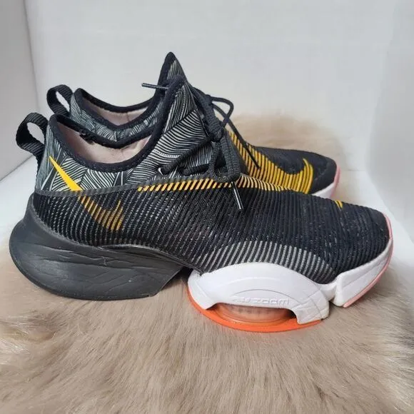 Nike Wmns Air Zoom SuperRep Black Laser Orange Women  Shoes Size 7.5