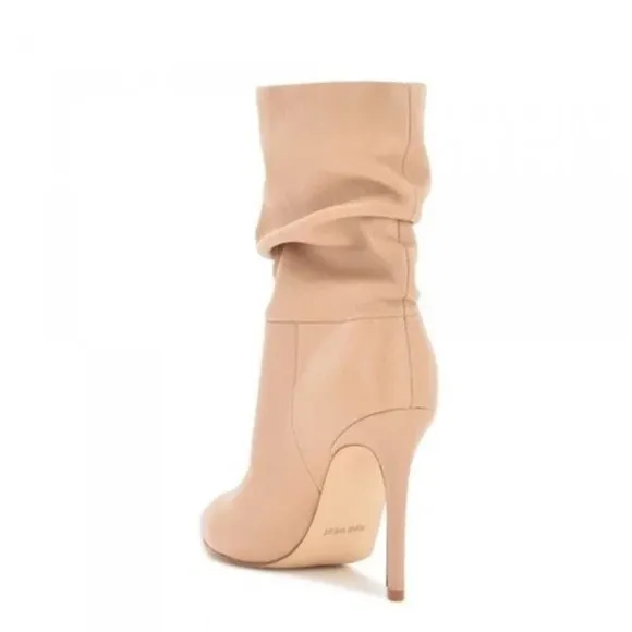 Nine West Jenn Leather Heeled Boots, Mid-calf