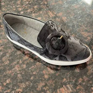 Nine West Black Tone on Tone Shireene Slip on Sneakers Size 5.5 M New