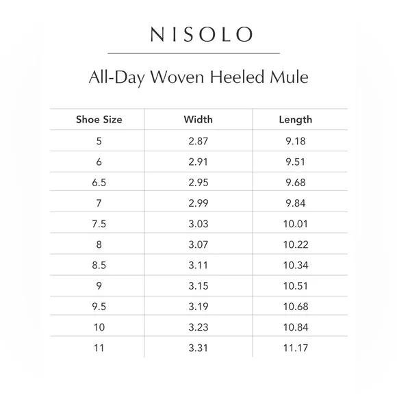 Nisolo Women's All-Day Woven Heeled Mule