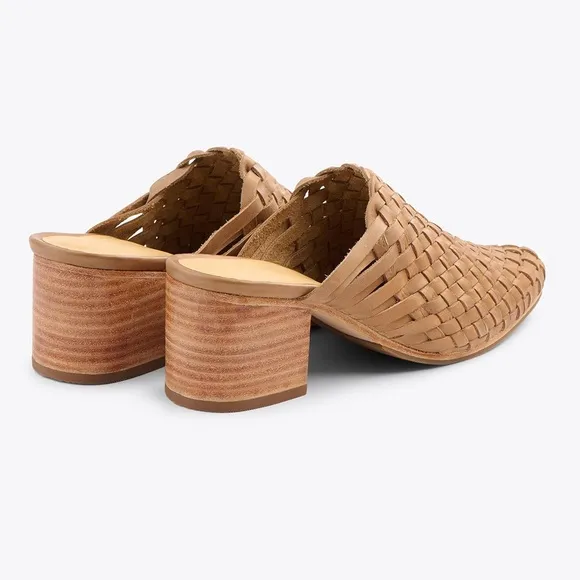Nisolo Women's All-Day Woven Heeled Mule