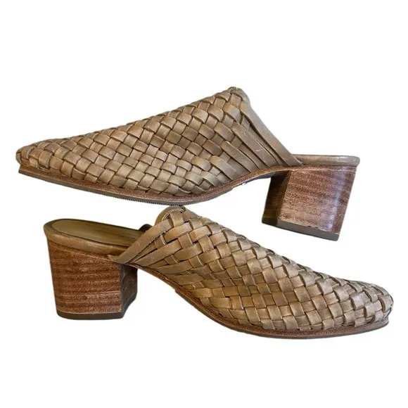 Nisolo Women's All-Day Woven Heeled Mule