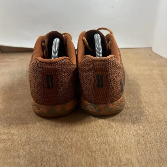 No Bull Trainer Men Size 10.5 Orange Low Top Superfabric Gym Shoes Sneakers