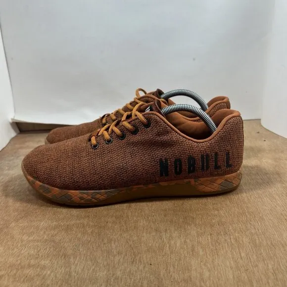 No Bull Trainer Men Size 10.5 Orange Low Top Superfabric Gym Shoes Sneakers