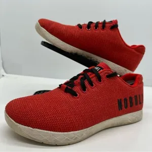 NoBull Heather Trainer Mens 9 Red Cross Training Shoes Sneaker CrossFit Athletic