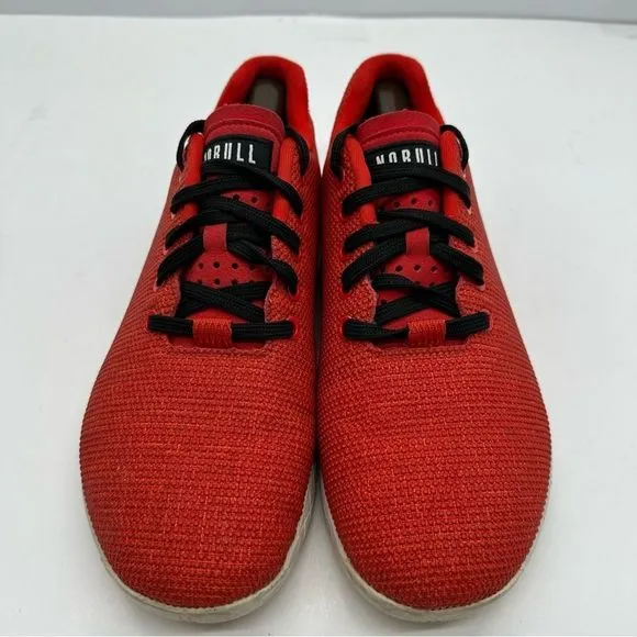 NoBull Heather Trainer Mens 9 Red Cross Training Shoes Sneaker CrossFit Athletic